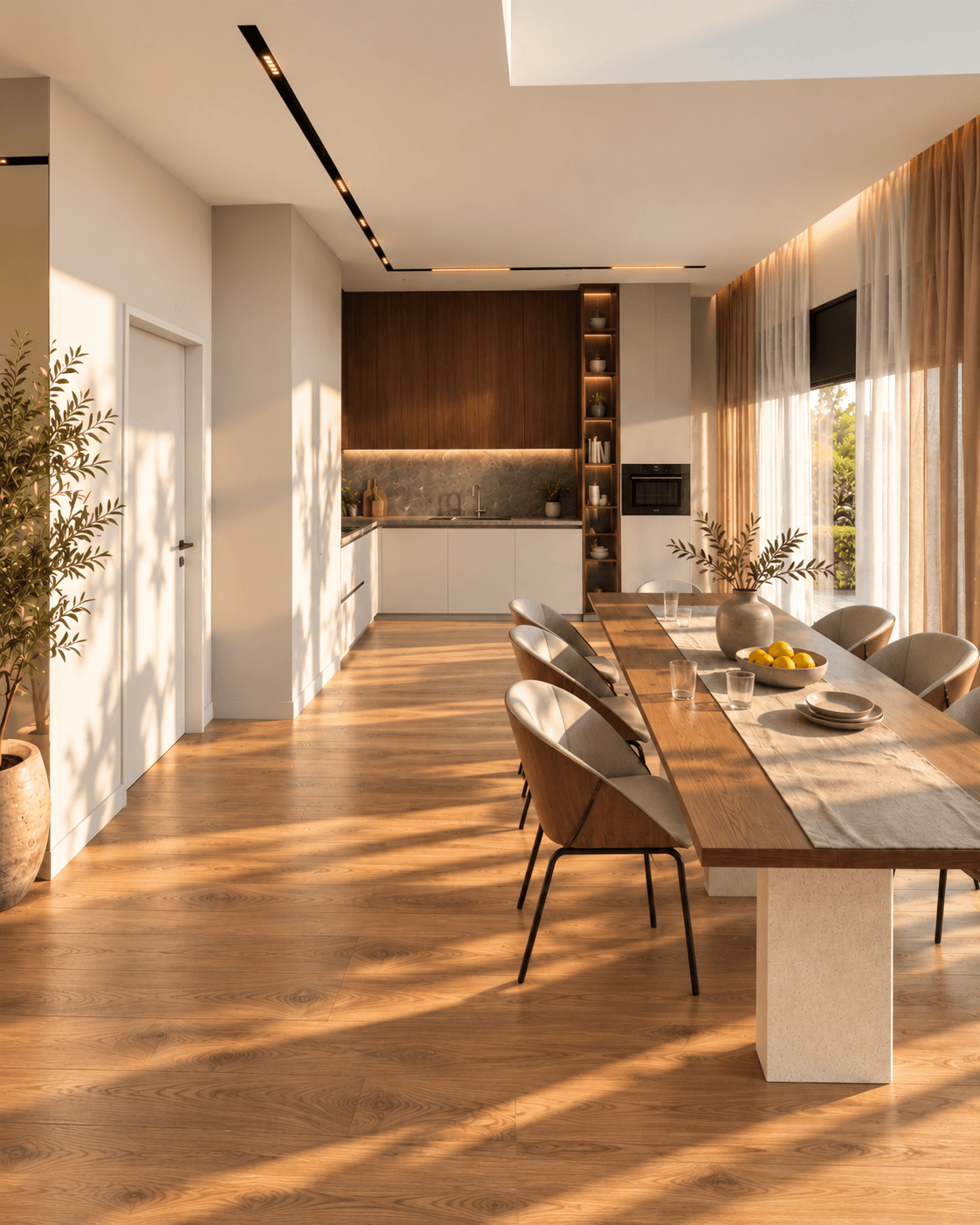 Kitchen and dining